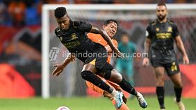 Borneo FC  sempat memimpin atas Madura United pada babak pertama dengan skor 2-1.