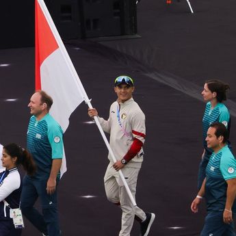 Momen Kontingen Indonesia Ucapkan Selamat Tinggal kepada Olimpiade Paris 2024