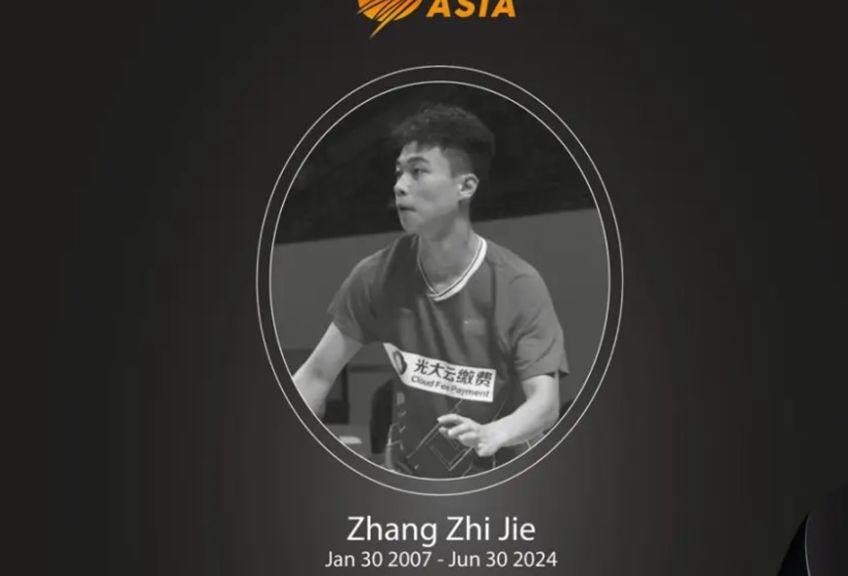 Atlet bulu tangkis Zhang Zhi Jie meninggal dunia di Yogyakarta <b>(Badminton Asia)</b>