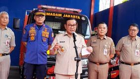 Gubernur DKI Jakarta Pramono Anung meresmikan Pos Pemadam Kebakaran (Damkar) Kebayoran Lama Utara, Jakarta Selatan, pada Senin, 13 Oktober 2025.