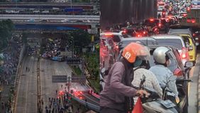 Tawuran kembali lagi terjadi di Jalan Basuki Rahmat (Bassura) hingga menyebabkan macet begitu panjang. Hal ini viral di media sosial.