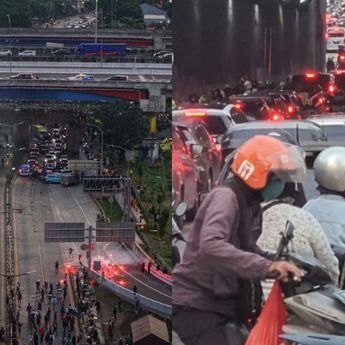 Viral Tawuran Pecah di Bassura Jakarta Timur, Lalu Lintas Macet di Mana-mana