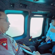 Kapolri dan Panglima TNI Tinjau Kesiapan Mudik Lebaran di Pelabuhan Merak Lewat Patroli Udara