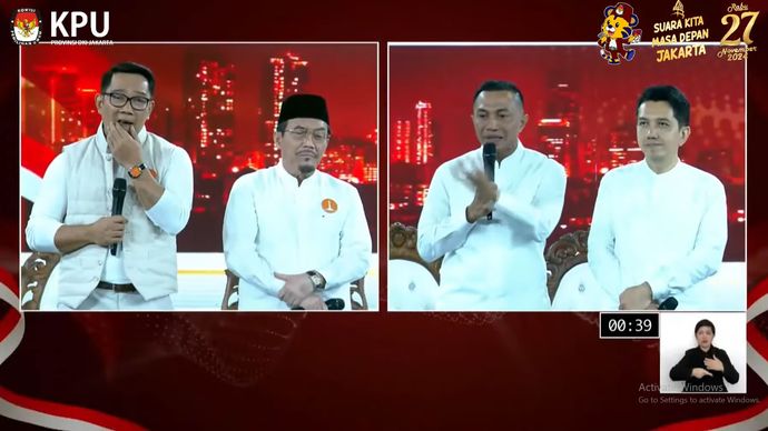 Ridwan Kamil-Suswono dan Dharma Pongrekun-Kun Wardana <b>(Youtube)</b>