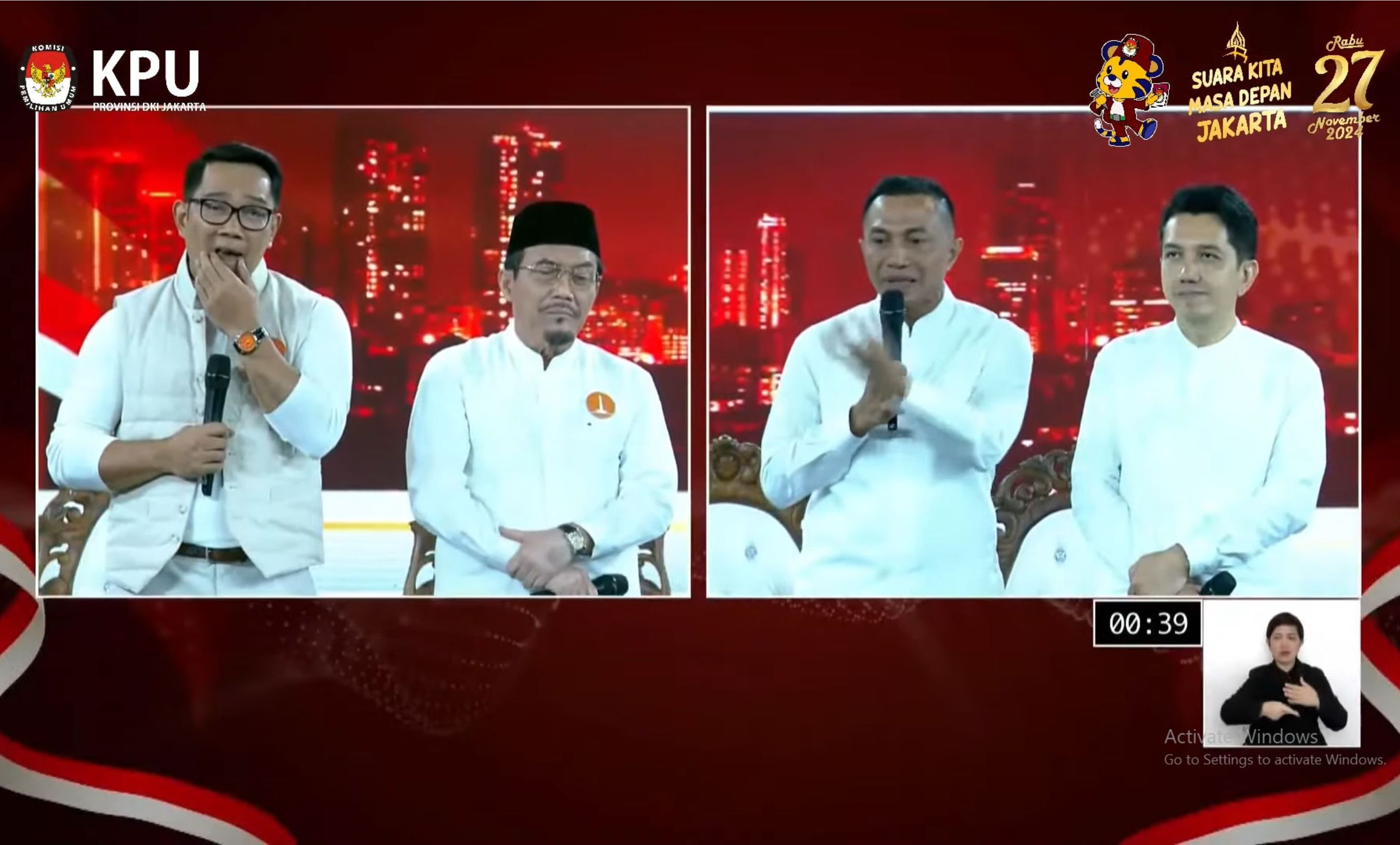 Ridwan Kamil-Suswono dan Dharma Pongrekun-Kun Wardana <b>(Youtube)</b>