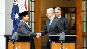 Prabowo Subianto bertemu dengan PM Australia Anthony Albanese dan Wakil PM Richard Marles untuk membahas peningkatan hubungan bilateral.