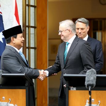 Prabowo Temui Perdana Menteri dan Menhan Australia di Canberra