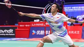 Jonatan Christie kaget melihat perbedaan shuttlecock di China Masters 2024.