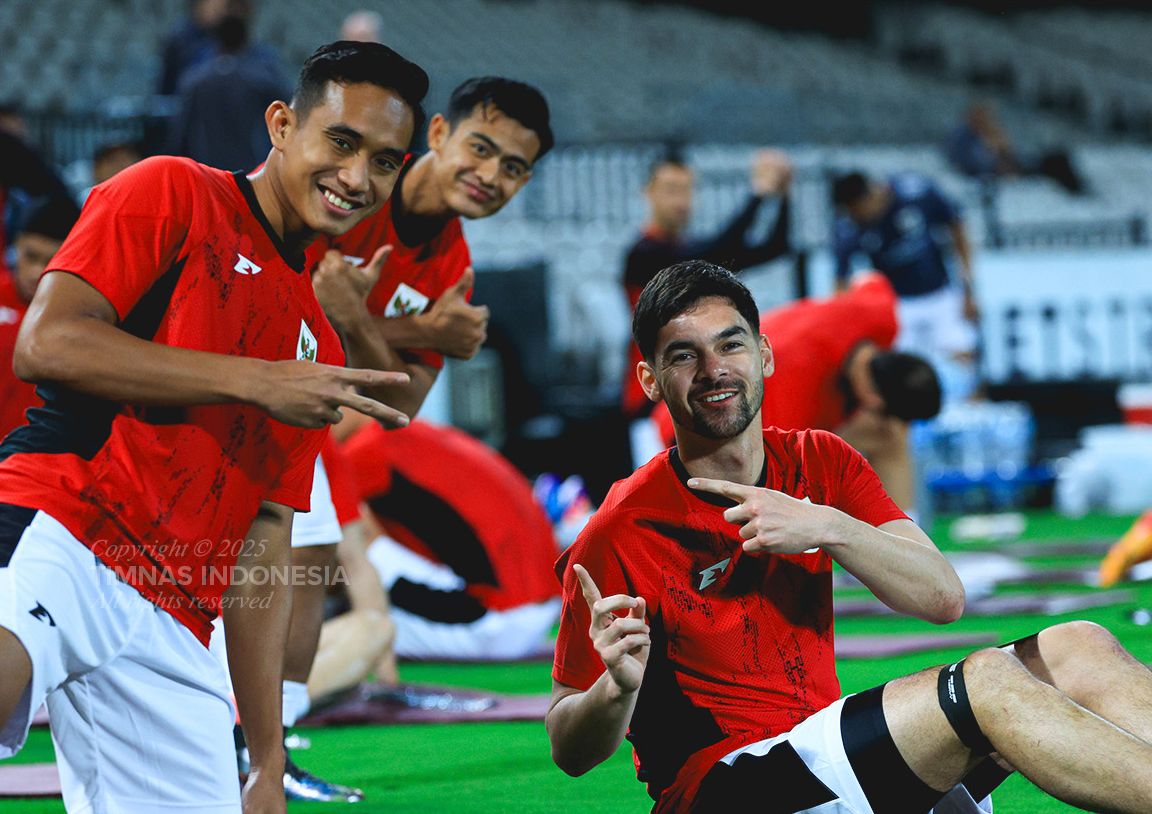 Suasana latihan Timnas Indonesia jelang pertandingan melawan Australia <b>(dok PSSI)</b>