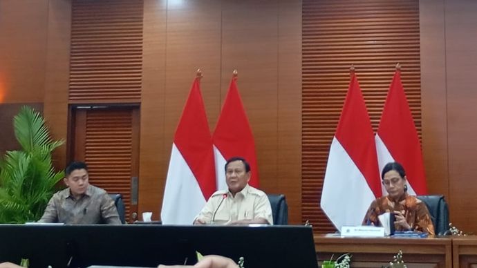 Presiden Prabowo Subianto menyampaikan bahwa tarif PPN 12 persen tidak berlaku untuk barang dan jasa selain barang dan jasa mewah (Ntvnews.id-Muslimin Trisyuliono).