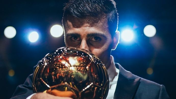 Rodri memenangkan Ballon d'Or 2024