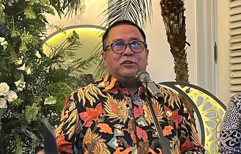 Rano Karno di Balai Kota DKI Jakarta, Kamis, 9 April 2026.  <b>(NTVNews.id/Adiansyah)</b>