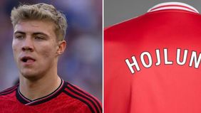 Saat ini, Rasmus Hojlund masih mengenakan nomor punggung 11 di Manchester United.