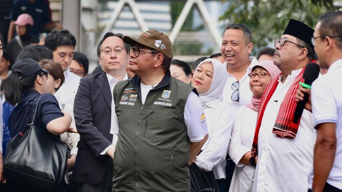 Pramono Canangkan Pedestrian Deck Dukuh Atas