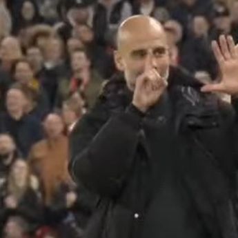 City Keok di Anfield, Pep Guardiola Kirim Salam 6 Jari ke Arah Suporter Liverpool