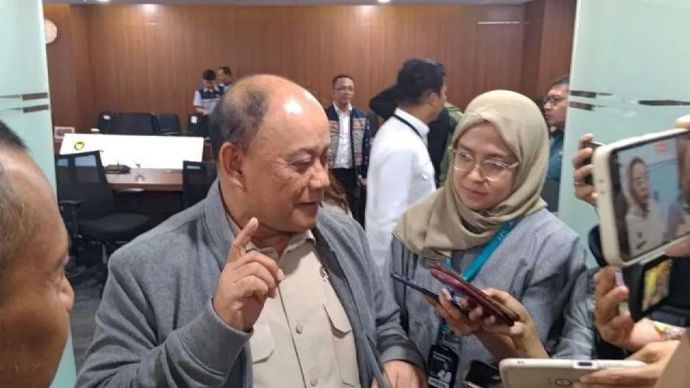 Kepala Badan Gizi Nasional (BGN) Dadan Hindayana usai rapat koordinasi terbatas di Kementerian Koordinator Bidang Pangan, Jakarta, Kamis (29/1/2026). 