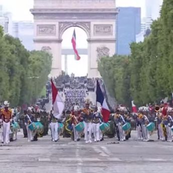 Penampilan Memukau Defile TNI di Bastille Day Prancis