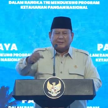 Canda Prabowo Soal Kepala Botak Pengurus Asosiasi Tebu