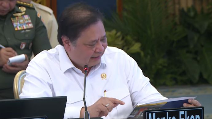 Menteri Koodinator Bidang Perekonomian Airlangga Hartarto