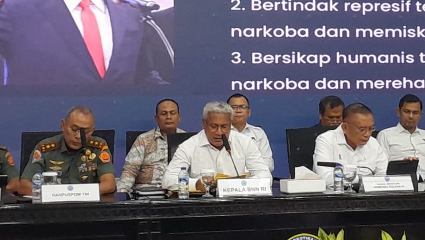  Kepala BNN, Komjen Pol Martinus Hukom <b>(NTVNews.id/ Adiansyah)</b>
