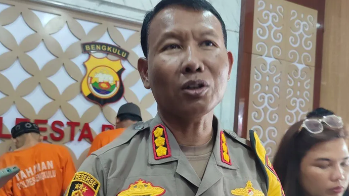 Kapolresta Bengkulu Kombes Pol Sudarno. Rabu (26/2/2025).