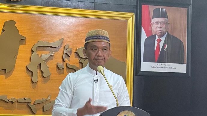 Menteri Investasi/BKPM Bahlil Lahadalia buka suara soal izin usaha tambang untuk Nahdlatul Ulama (NU)/ Muslimin Trisyuliono