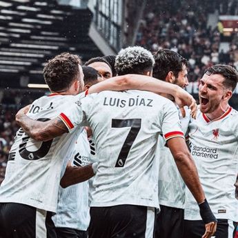 Hasil Liga Inggris 2024/2025: Liverpool Bantai Manchester United 3-0