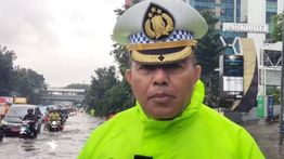 Imbas Banjir, Rekayasa Lalu Lintas Diterapkan di Jalan DI Panjaitan