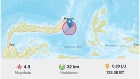 Badan Meterorologi Klimatologi dan Geofikasik (BKG) baru saja merilis informasi mengenai Gempa bumi yang terjadi di Sulawesi bagian utara pada Minggu, 2 Juni 2024.