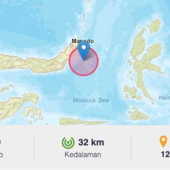 Gempa 4.9 Magnitudo Guncang Bolaang Mongondow Sulawesi Bagian Utara