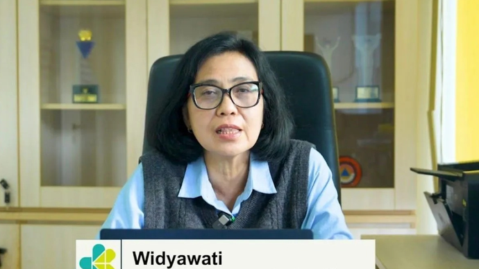 Juru Bicara Kementerian Kesehatan Widyawati. ANTARA/HO-Kementerian Kesehatan (Kemenkes)/pri.