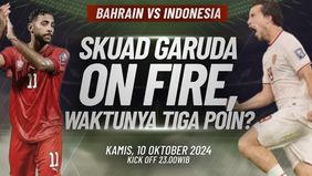 Timnas Indonesia akan menghadapi Bahrain pada laga putaran ketiga babak kualifikasi Piala Dunia 2026 zona Asia.
