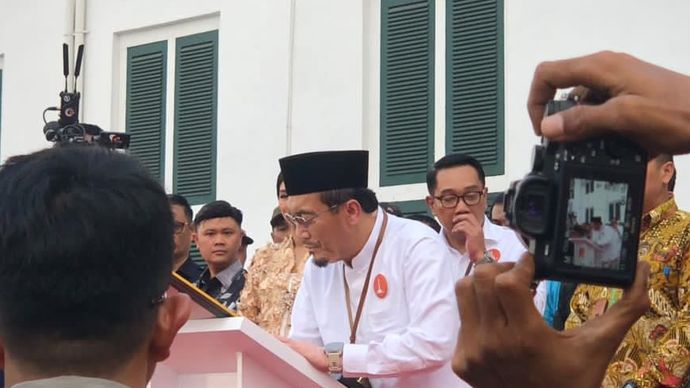 Pasangan Calon Nomor Urut 1 Ridwan Kamil-Suswono Tanda Tangani Deklarasi Damai