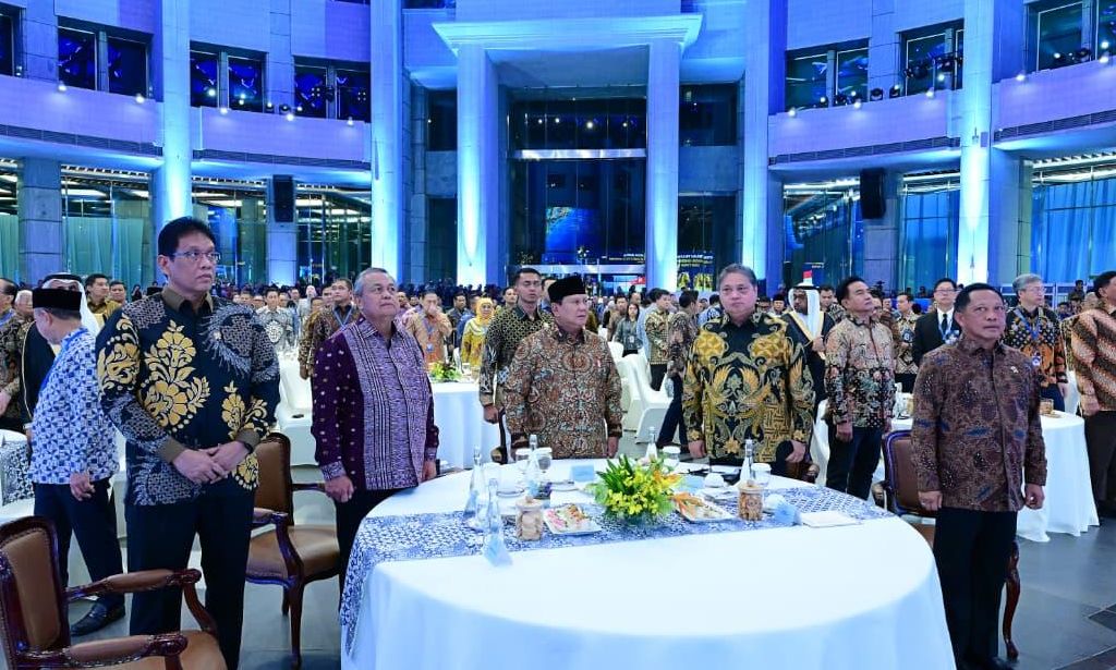 Presiden Prabowo di acara Pertemuan Tahunan Bank Indonesia (PTBI) 2025 <b>(Dokumentasi Media Kepresidenan)</b>