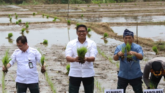 Wamentan Sudaryono jelaskan pentingnya cetak sawah 3 juta hektare di Indonesia/Ist