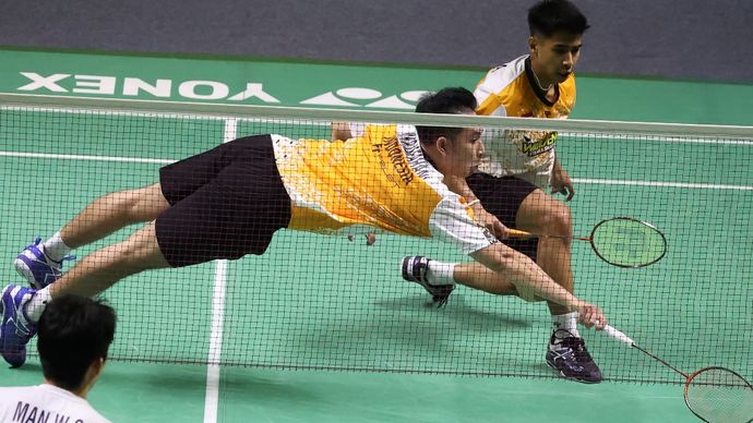 Sabar Gutama/Moh Reza Pahlevi kandas di semifinal Indonesia Open 2024