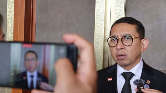 Menteri Kebudayaan RI Fadli Zon bicara dalam sub-forum Dialog Peradaban Global di Wisma Negara Diaoyutai Beijing