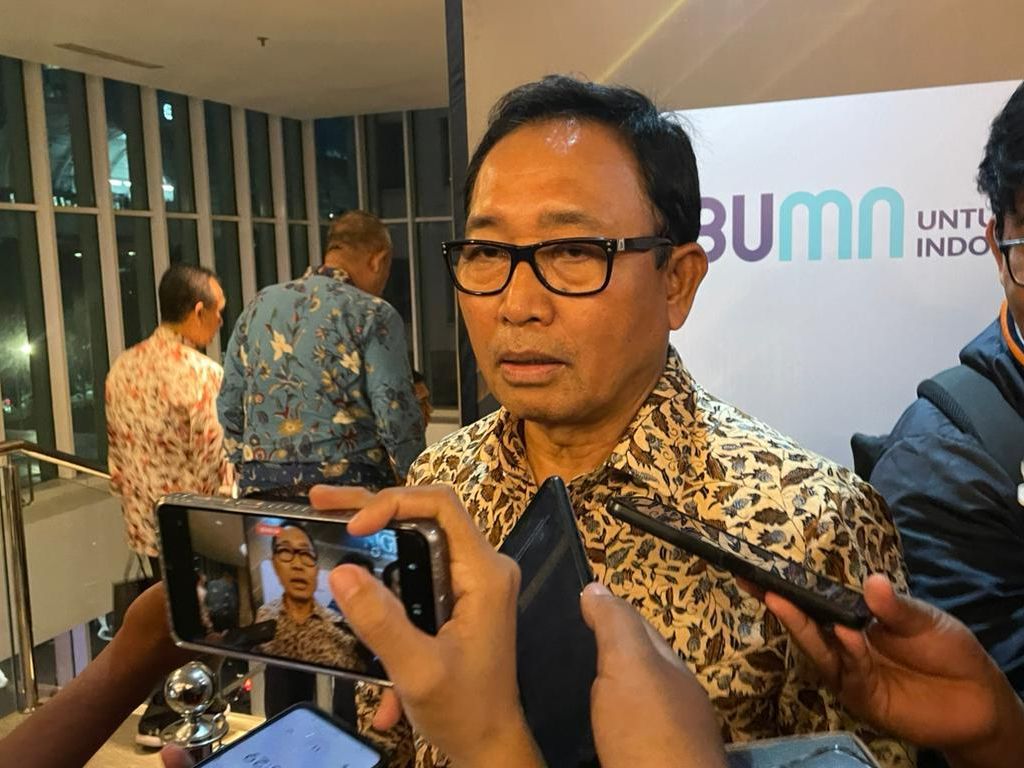 Direktur Utama ID Food Sis Apik Wijayanto buka suara soal rencna membangun mega farm (Ntvnews.id-Muslimin Trisyuliono).