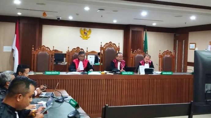 Dua petinggi perusahaan swasta divonis pidana penjara selama 6 dan 7 tahun terkait kasus korupsi pengadaan tanah di Pulo Gebang, Jakarta Timur/Antara