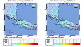 Gempa kembeli terjadi, kini dirasakan oleh warga Pulau Panggang Kepulauan Seribu dengan guncangan Magnitudo 5,4.