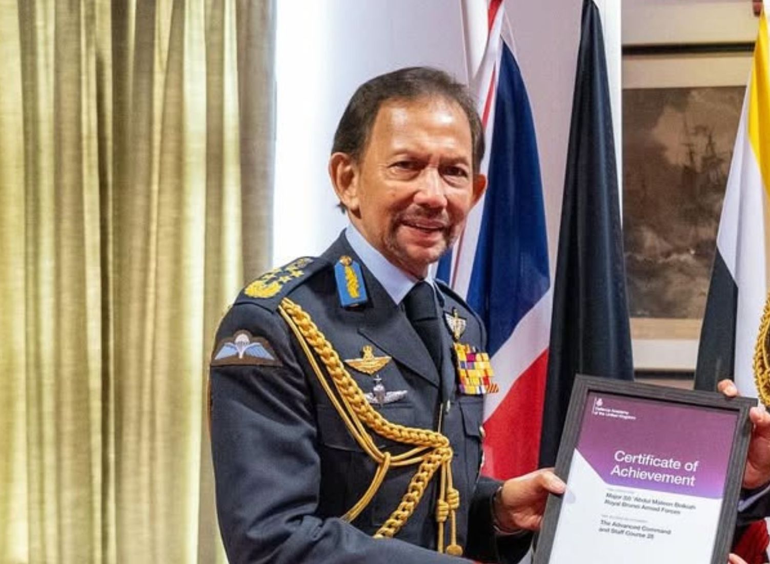 Sultan Brunei Darussalam, Hassanal Bolkiah <b>(IG: Abdul Mateen)</b>