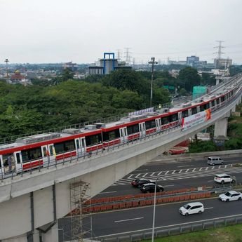 Wacana LRT Jakarta Diperpanjang hingga Dukuh Atas, Butuh Anggaran Rp2 Triliun