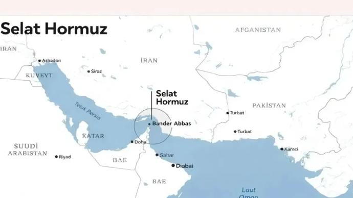 Ilustrasi - Selat Hormuz. ANTARA/Anadolu/py. (/ANTARA/Anadolu/py.)