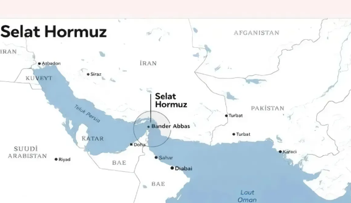 Ilustrasi - Selat Hormuz. ANTARA/Anadolu/py. (/ANTARA/Anadolu/py.) <b>(Antara)</b>