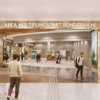 MRT Jakarta Revitalisasi Stasiun Bundaran HI Jadi Ruang Multifungsi, Ditargetkan Rampung 2027