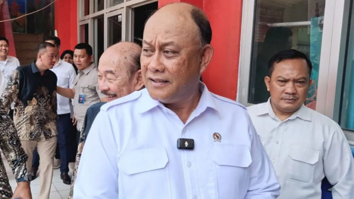 Kepala Badan Gizi Nasional (BGN) Dadan Hindayana meresmikan Satuan Pelayanan Pemenuhan Gizi (SPPG) di Citaringgul, Kecamatan Babakanmadang, Kabupaten Bogor, Jawa Barat, Senin (11/5/2026). ANTARA/M Fikri Setiawan