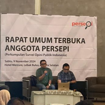 Persepi Ogah Minta Maaf ke Poltracking Buntut Survei Pilgub Jakarta: Ini Soal Prosedurnya Diikuti atau Tidak