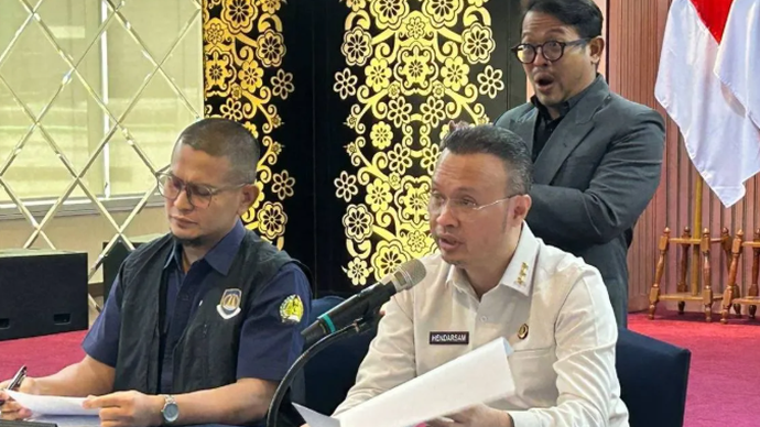 Arsip- Direktur Jenderal Imigrasi Hendarsam Marantoko, Kamis (9/4/2026). ANTARA/Laily Rahmawaty