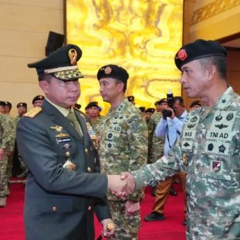 Panglima TNI Lantik Brigjen Muhammad Nas sebagai Kapuspen TNI