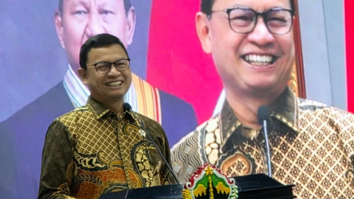 Kepala BPOM Taruna Ikrar saat peluncuran gerakan Indonesia Sadar Jamu Aman di Semarang, Selasa (9/6/2026). ANTARA/I.C. Senjaya. <b>(Antara)</b>